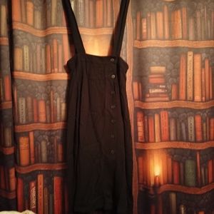 Skirt with suspenders